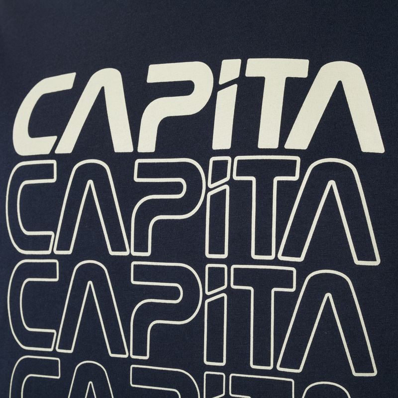 Marškinėliai CAPiTA Worm washed navy 3