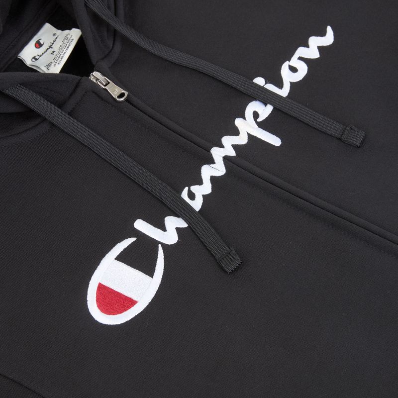 Vyriškas džemperis Champion 22025 Sweatshirt Hoodie FZ black 3