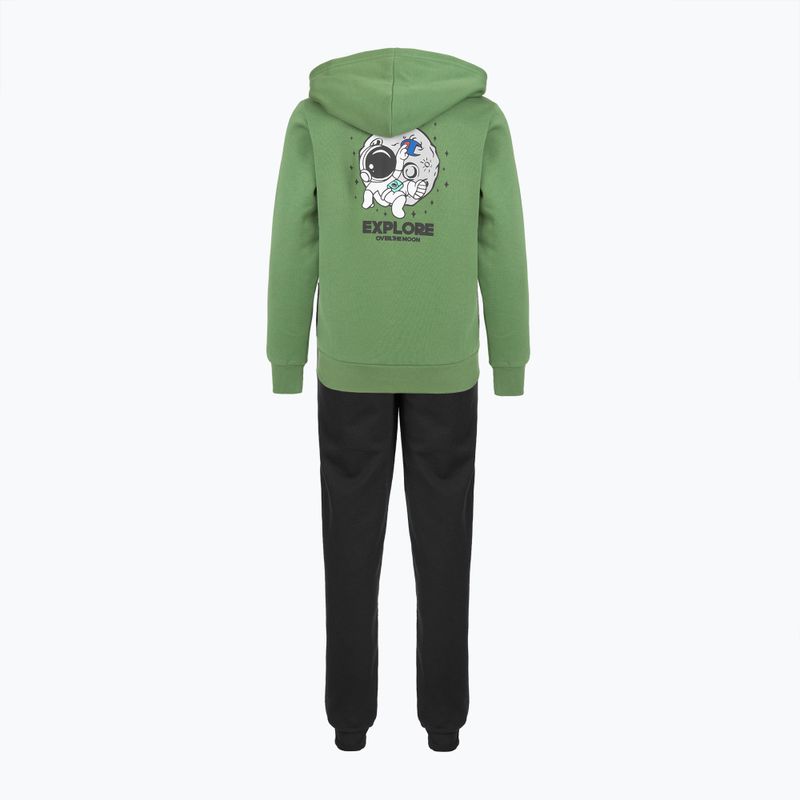 Vaikiškas sportinis kostiumas Champion 307300 Sweatsuit rock grey/new black 2