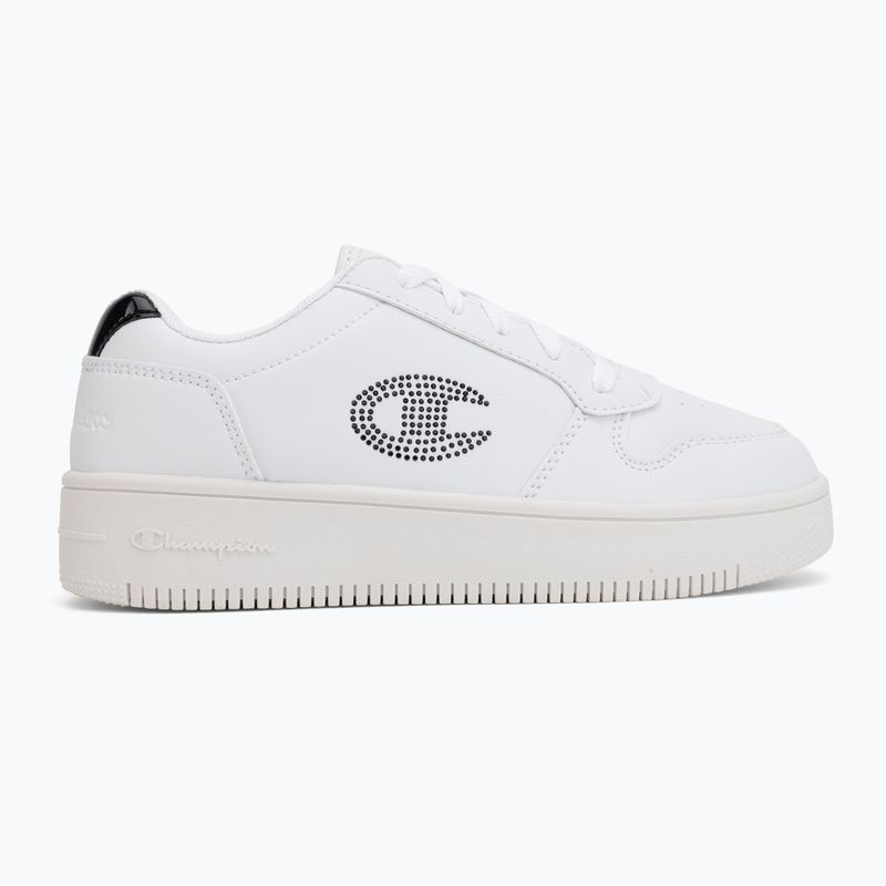 Batai  Champion RD18 Platform Glitter G GS Low Cut wht/nbk 2