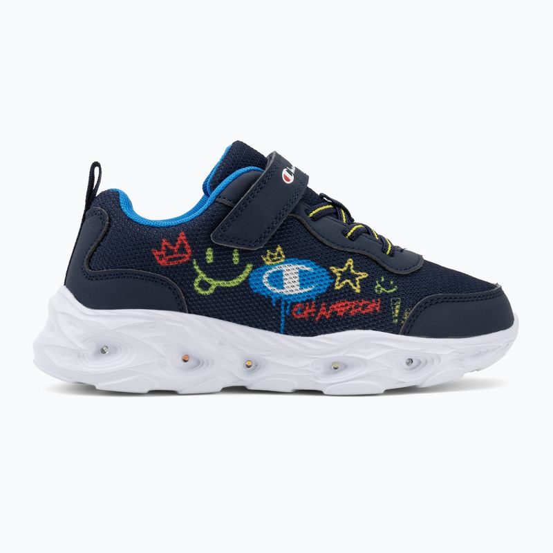 Vaikiški batai Champion Funfair Print B PS Low Cut new navy/bright atomic teal 2
