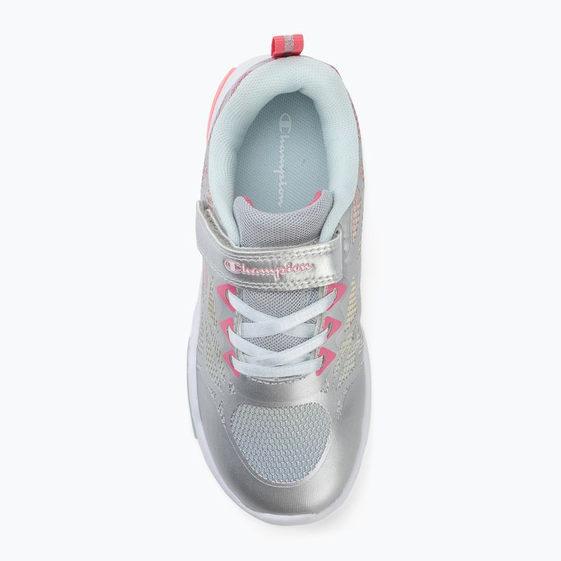 Vaikiški batai Champion Wave Tri G PS Low Cut silver/blue burgundy/imperial light blue 5