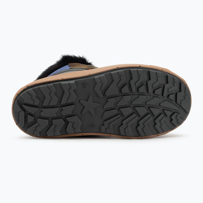 Vaikiški žieminiai batai BOATILUS Nippy 02 sintetinė oda green/blue 4