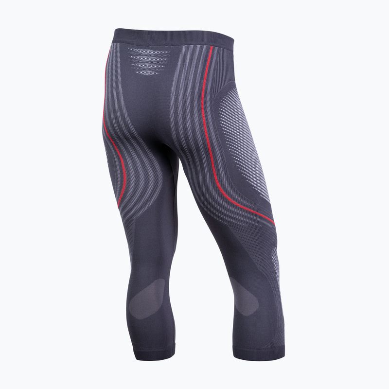 Vyriškos termo kelnės UYN Evolutyon UW Medium charcoal/white/red 6