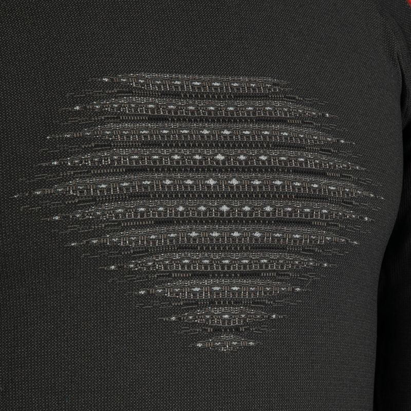 Vyriški termoaktyvūs marškinėliai UYN Evolutyon Comfort UW Shirt charcoal/white/red 3