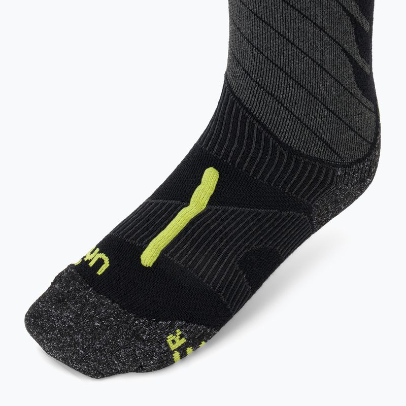 Vyriškos slidinėjimo kojinės UYN Ski One Merino black/lime 3