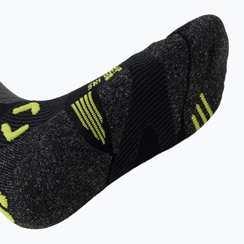 Vyriškos slidinėjimo kojinės UYN Ski One Merino black/lime 5