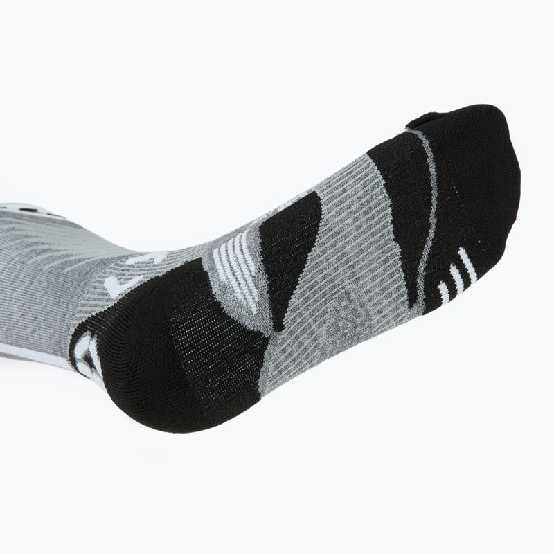 Vyriškos slidinėjimo kojinės UYN Ski One Merino grey melange/white 5