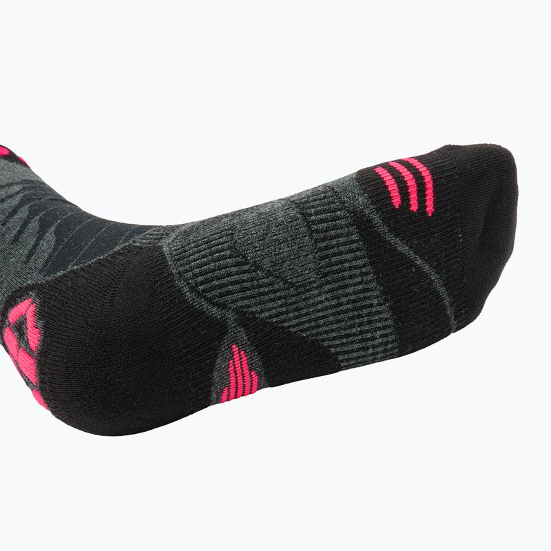 Vyriškos slidinėjimo kojinės UYN Ski One Merino anthracite/pink 5