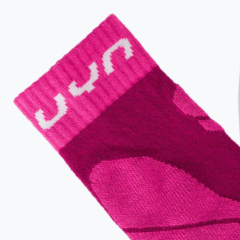 Vaikiškos slidinėjimo kojinės UYN Junior Ski pink 4