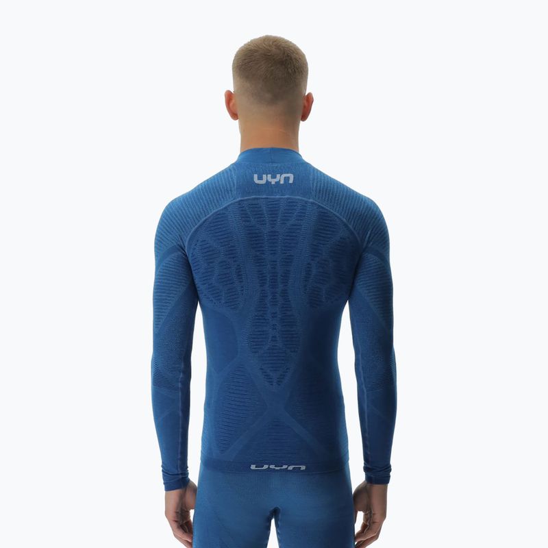 Vyriški termo marškinėliai ilgomis rankovėmis UYN Elevatyon Biomorph Turtle Neck blue atoll 3