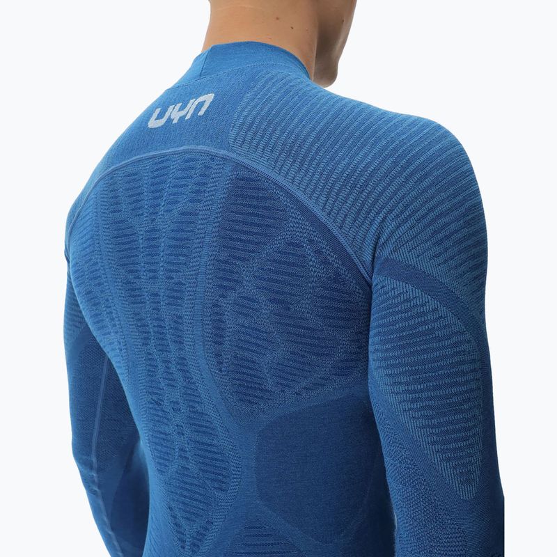 Vyriški termo marškinėliai ilgomis rankovėmis UYN Elevatyon Biomorph Turtle Neck blue atoll 6