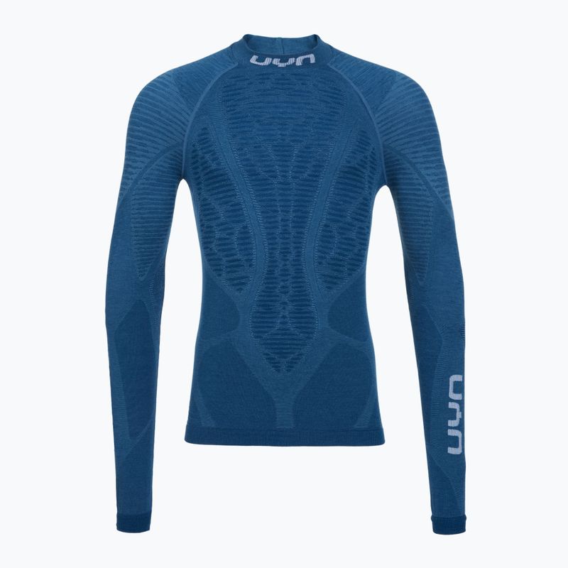 Vyriški termo marškinėliai ilgomis rankovėmis UYN Elevatyon Biomorph Turtle Neck blue atoll 7
