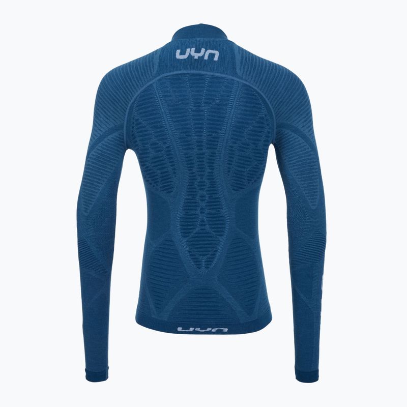 Vyriški termo marškinėliai ilgomis rankovėmis UYN Elevatyon Biomorph Turtle Neck blue atoll 8