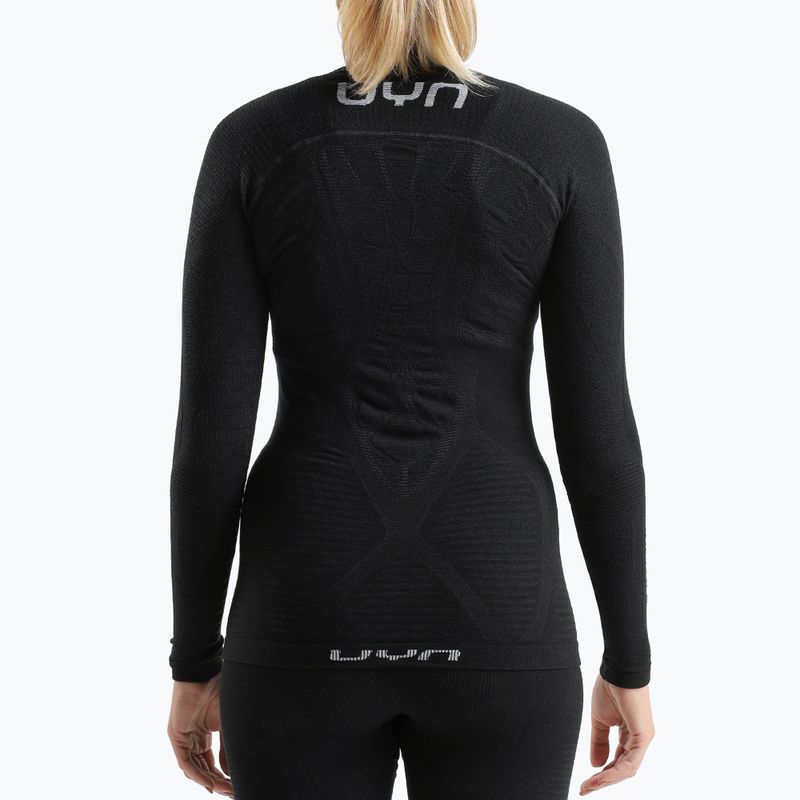 Moteriški termo marškinėliai ilgomis rankovėmis UYN Elevation Biomorph Turtle Neck black 3