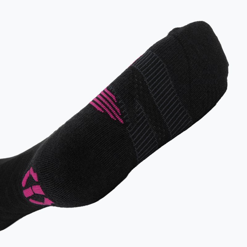 Moteriškos slidinėjimo kojinės UYN Ski Touring One Bio black/pink yarrow 3