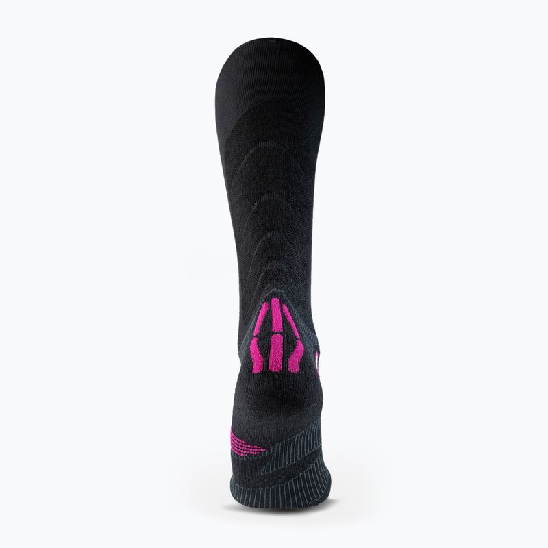 Moteriškos slidinėjimo kojinės UYN Ski Touring One Bio black/pink yarrow 3