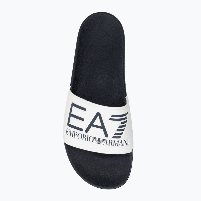 Šlepetės EA7 Emporio Armani Water Sports Visibility white/navy 5