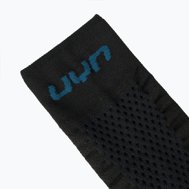 Vyriškos slidinėjimo kojinės UYN One Pure Snow juoda/mėlyna 4