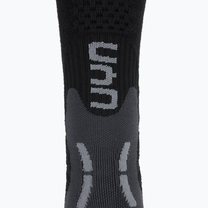 Vyriškos slidinėjimo kojinės UYN Ski One Alpine Merino black/grey 3