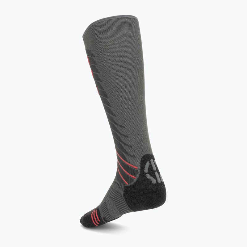 Moteriškos slidinėjimo kojinės UYN Ski Evo Race One grey/pink 2