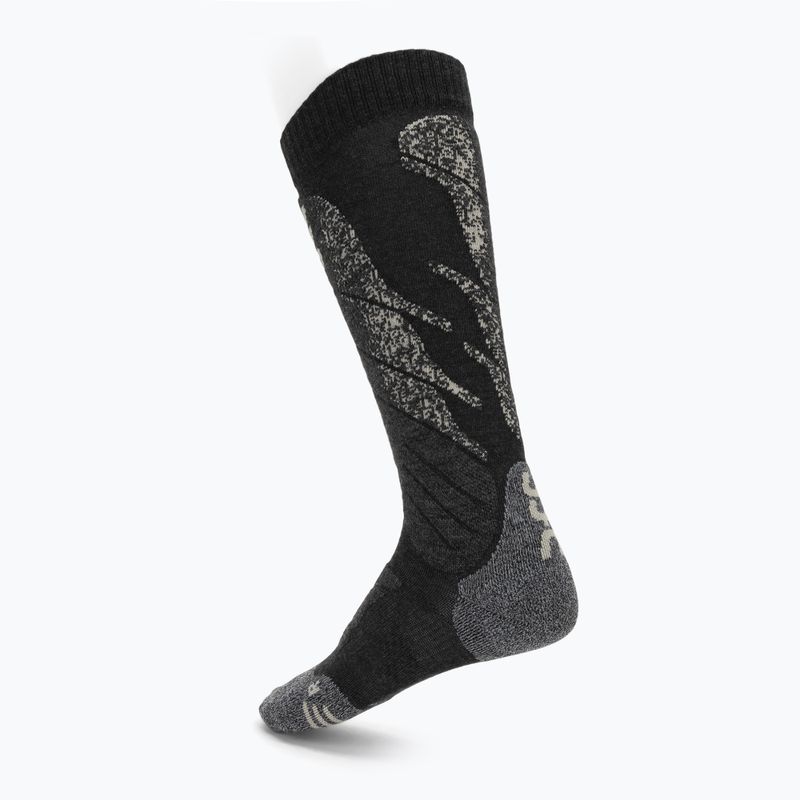 Moteriškos slidinėjimo kojinės UYN Ski All Mountain Socks anthracite/grey 2