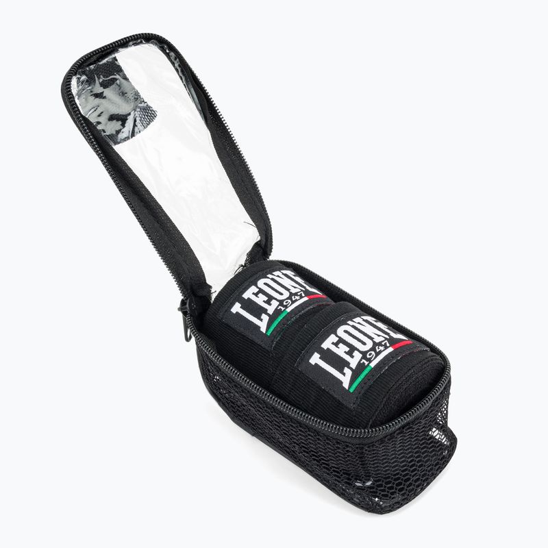 Bokso raiščiai LEONE 1947 Hand Wraps 450 cm black 3
