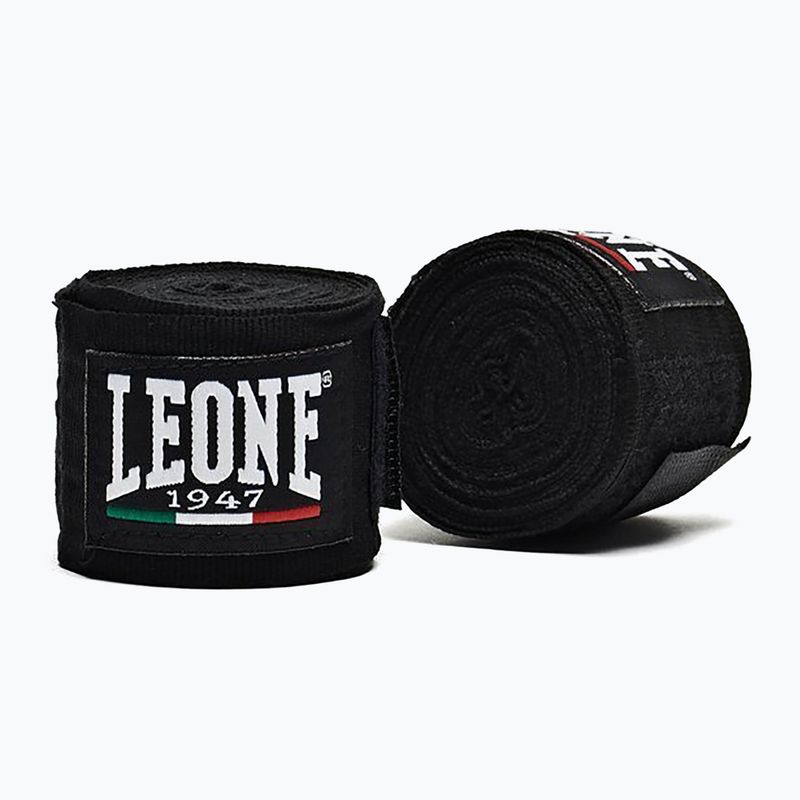 Bokso raiščiai LEONE 1947 Hand Wraps 450 cm black 4