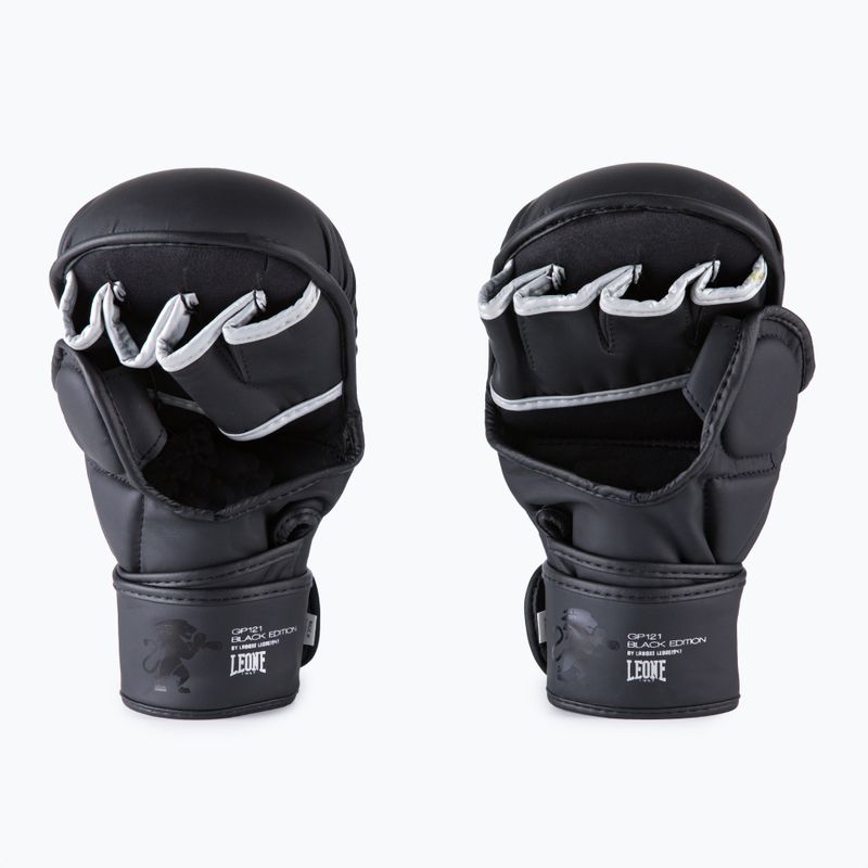 LEONE 1947 Black Edition MMA sparingo pirštinės juodos GP1213 3