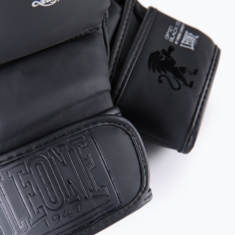 LEONE 1947 Black Edition MMA sparingo pirštinės juodos GP1213 5