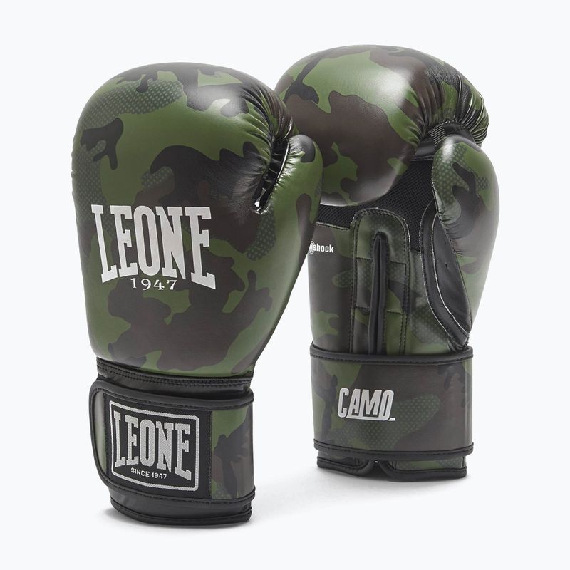 LEONE 1947 Camo žalios bokso pirštinės GN324 7
