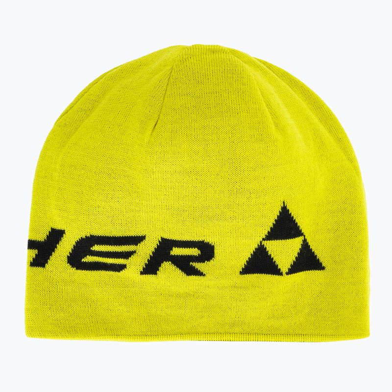 Žieminė kepurė Fischer Logo Reversible Beanie fisher yellow 4