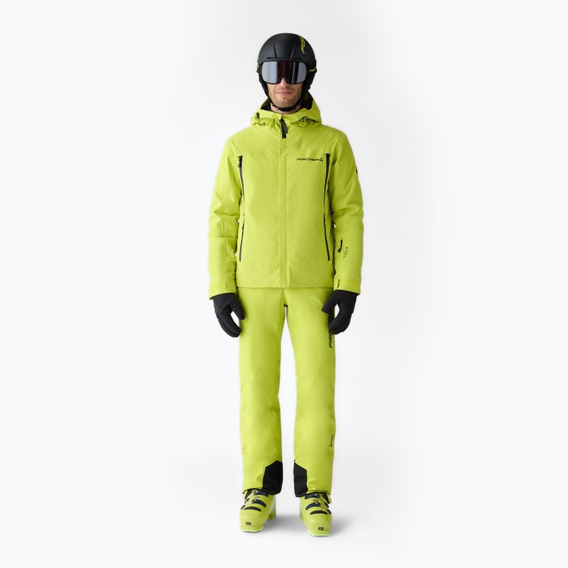 Vyriška slidinėjimo striukė Fischer Rush Jacket fischer yellow 2