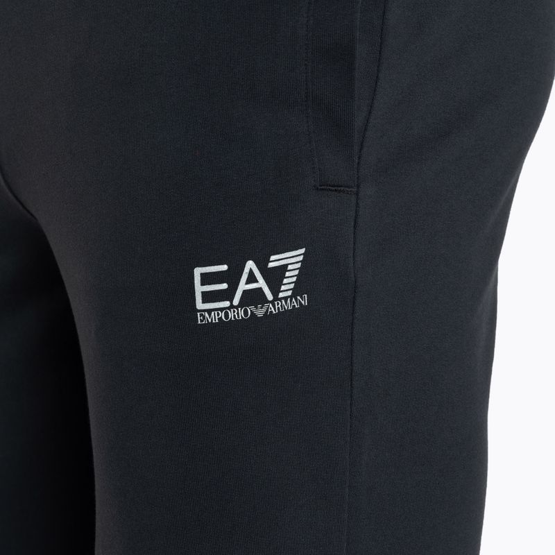Vyriškos kelnės EA7 Emporio Armani Train Core ID Coft Slim night blue/silver logo 3