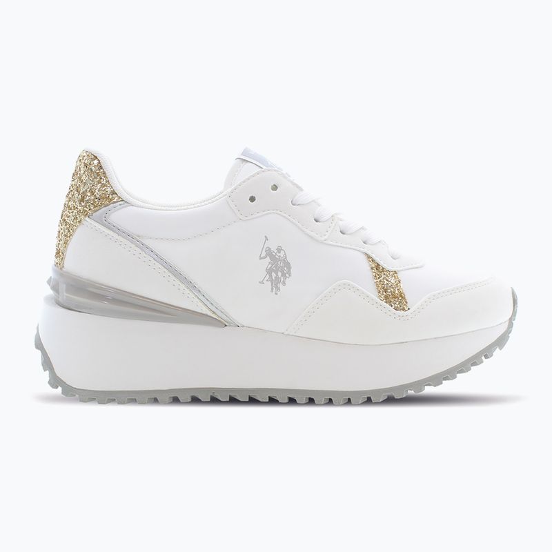 Moteriški batai U.S. Polo Assn. BAYLE003C white/gold 8