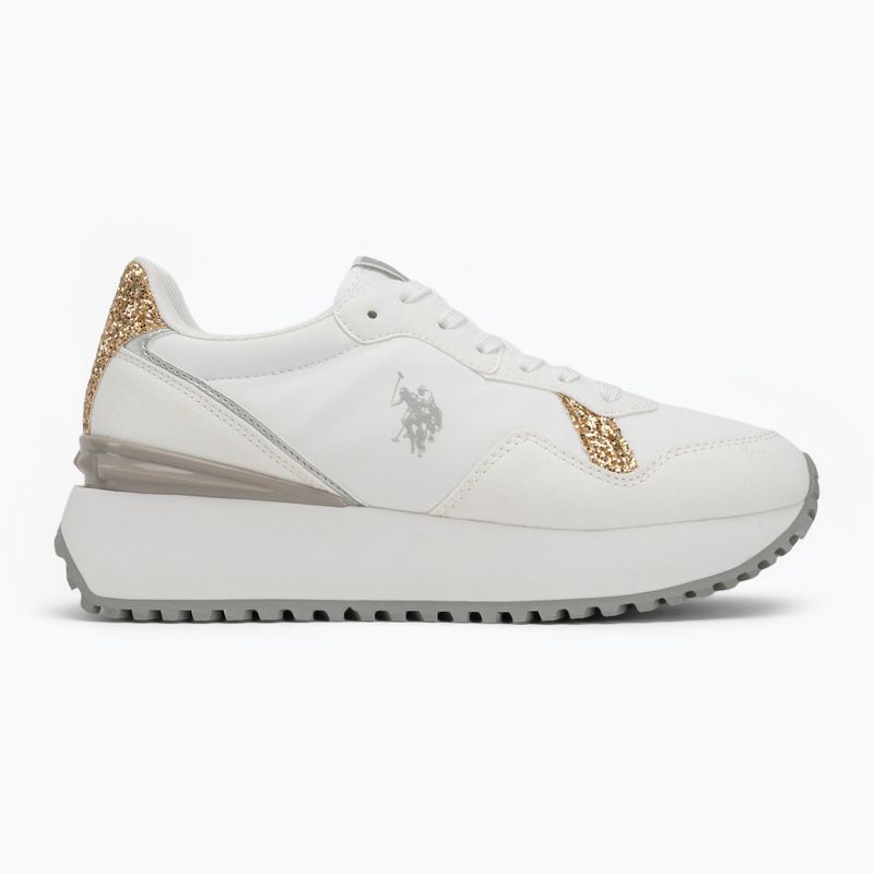 Moteriški batai U.S. Polo Assn. BAYLE003C white/gold 2