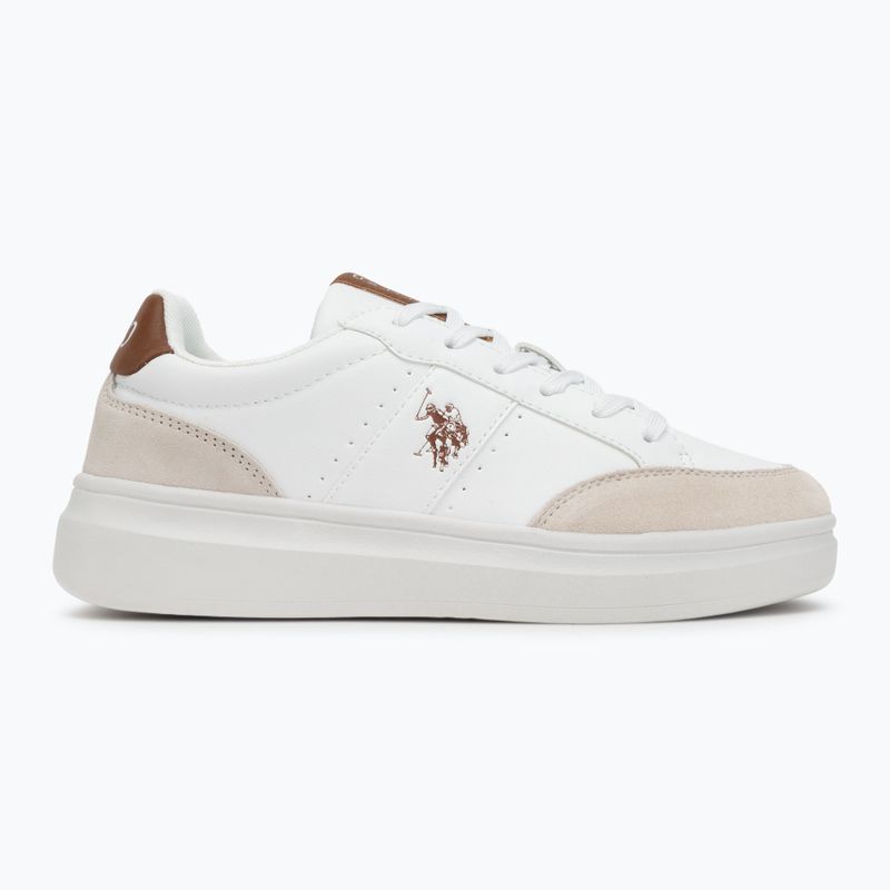 Vyriški batai U.S. Polo Assn. CODY003B white/light brown 2