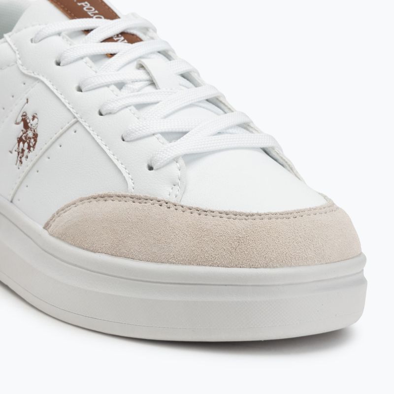 Vyriški batai U.S. Polo Assn. CODY003B white/light brown 7