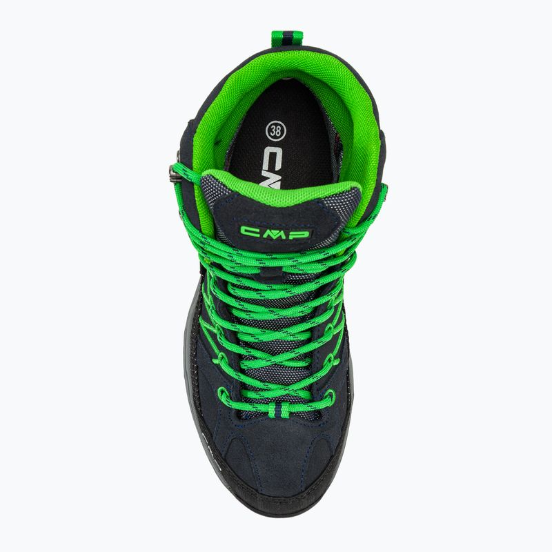 Vaikiški žygio batai CMP Rigel Mid blue/gecko 5