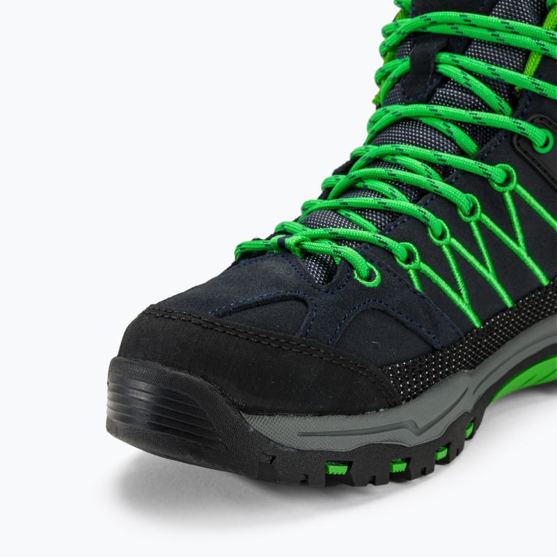 Vaikiški žygio batai CMP Rigel Mid blue/gecko 7