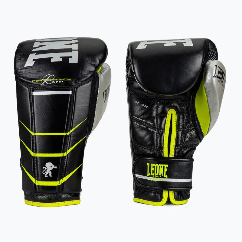 Bokso pirštinės LEONE 1947 Revo Performance Fluo black
