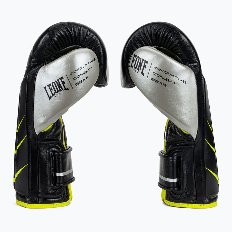 Bokso pirštinės LEONE 1947 Revo Performance Fluo black 4