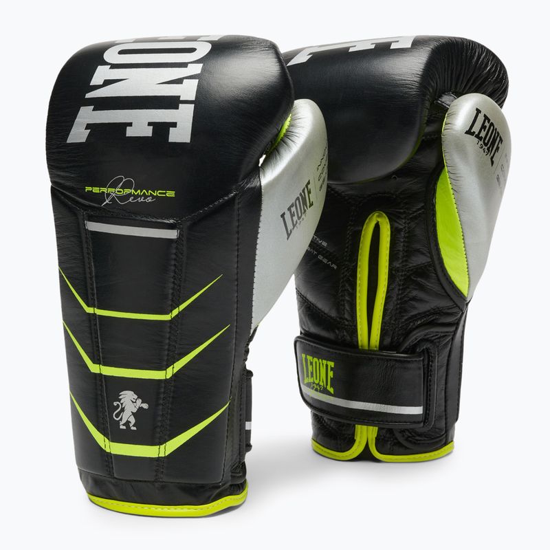 Bokso pirštinės LEONE 1947 Revo Performance Fluo black