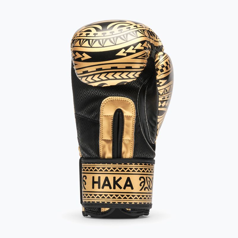 Bokso pirštinės LEONE 1947 Haka black/gold 4