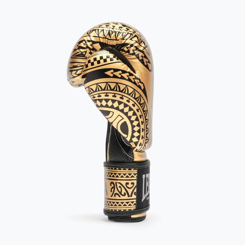 Bokso pirštinės LEONE 1947 Haka black/gold 5