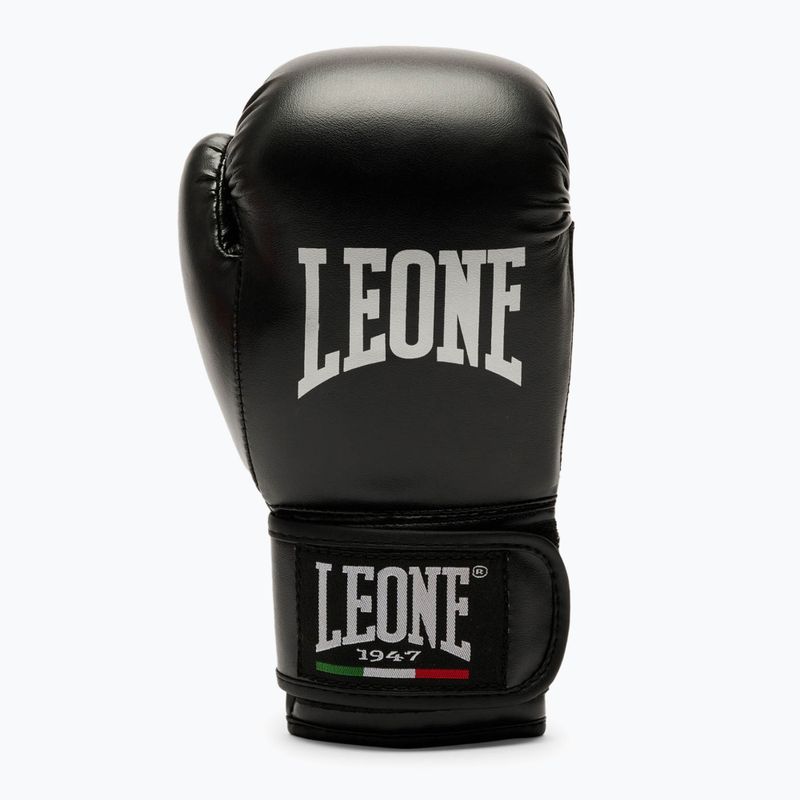 Vaikiškos bokso pirštinės LEONE 1947 Thunder Jr black 2