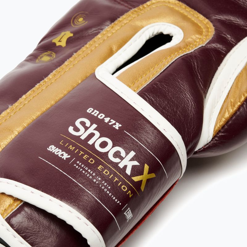 Bokso pirštinės LEONE 1947 Shock X burgundy 10