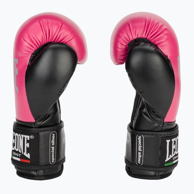 Vaikiškos bokso pirštinės LEONE 1947 Thunder Jr fuchsia 4