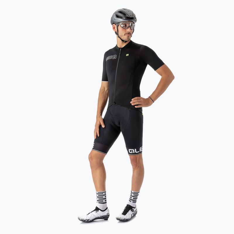 Vyriški Alé Maglia MC Color Block dviratininkų marškinėliai black 2