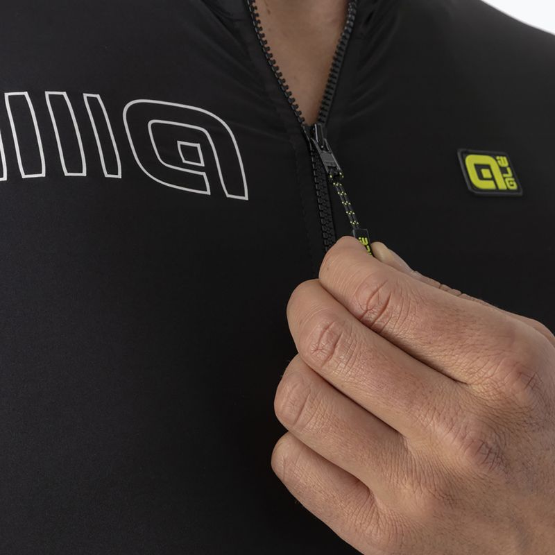 Vyriški Alé Maglia MC Color Block dviratininkų marškinėliai black 4